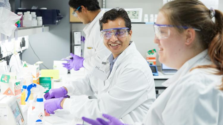 FGC scientists in the lab