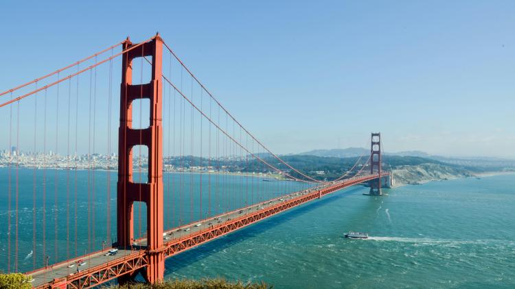 The Golden Gate Bridge in San Francisco