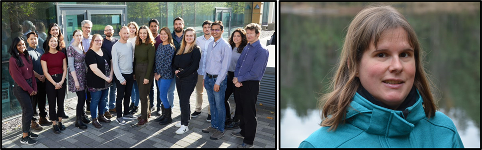 The Functional Genomics Centre team (left) and Dr Magdalena Strauss (right)