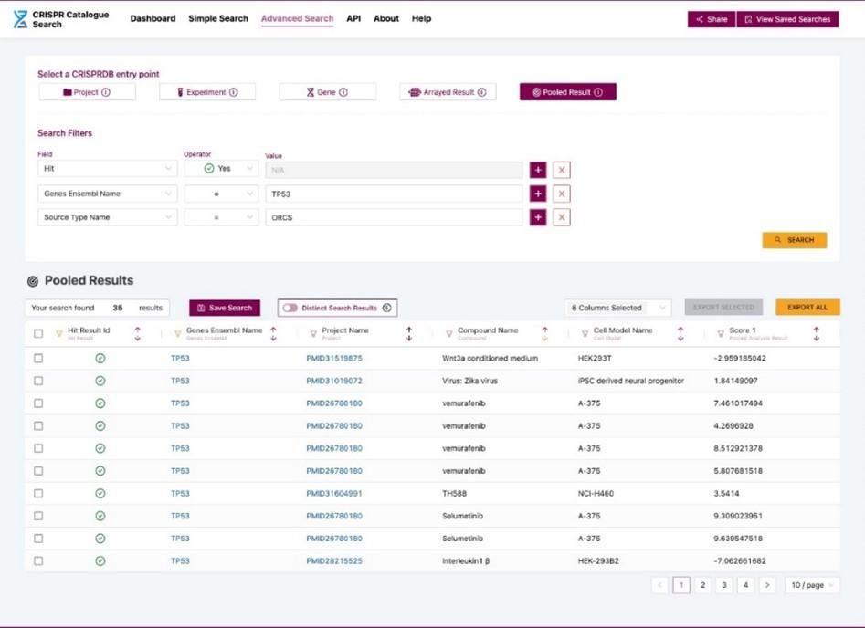 FGC AZ database interface