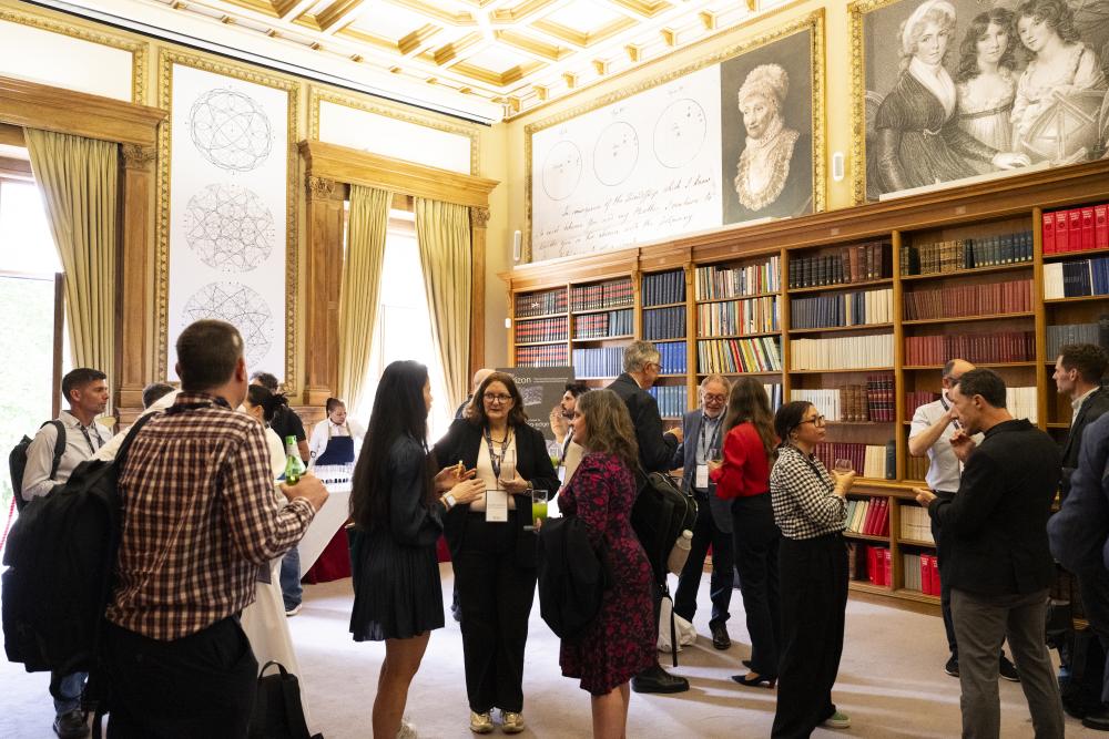 Attendees at the On the Horizon event about ecDNA networking in the Royal Society
